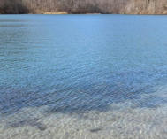 This is a picture of a river near Leslie County RV Park in Hyden, KY